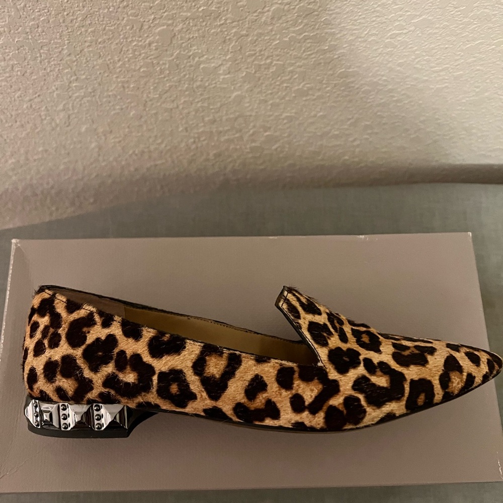 Franco Sarto Animal Print Loafers - Picture 2 of 5